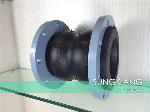 水井增壓泵配套橡膠軟連接 雙球橡膠接頭,上海雙球橡膠接頭,淞江雙球橡膠接頭